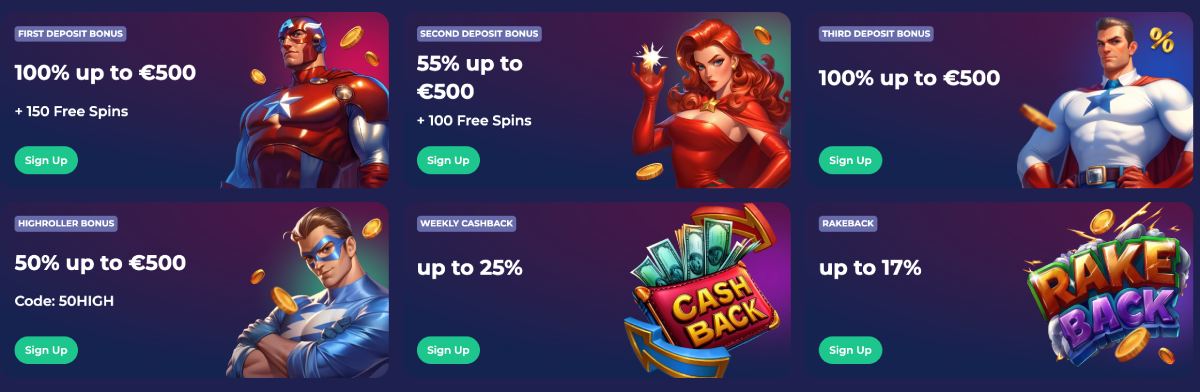 Μπόνους Bruno Casino